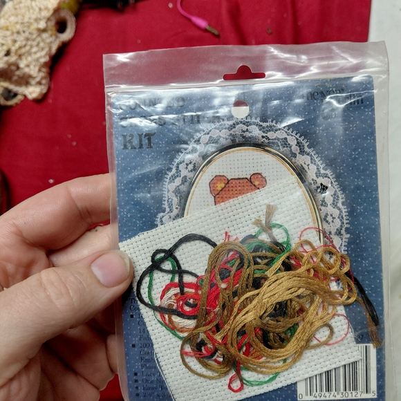 Mini Birth Sampler Cross Stitch Pattern - - Picture 2 of 2